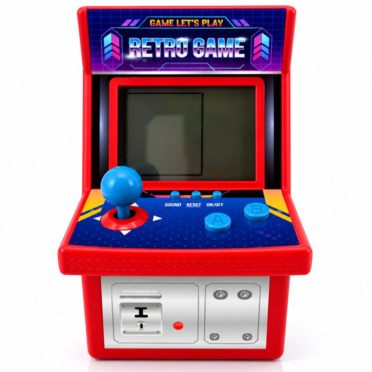 Jollity Jollity Works Retro Brick Gamer Handheld Spielkonsole mit 23 Spielen