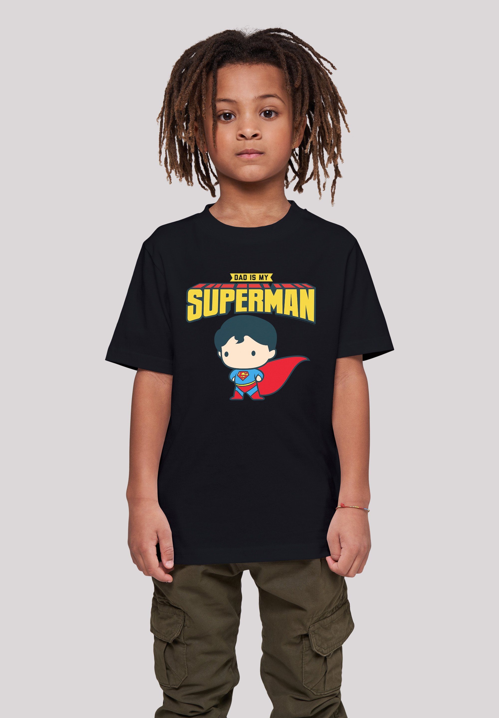 Kinder Dad F4NT4STIC Tee (1-tlg) Is Basic Hero Kids with My My Kurzarmshirt Superman