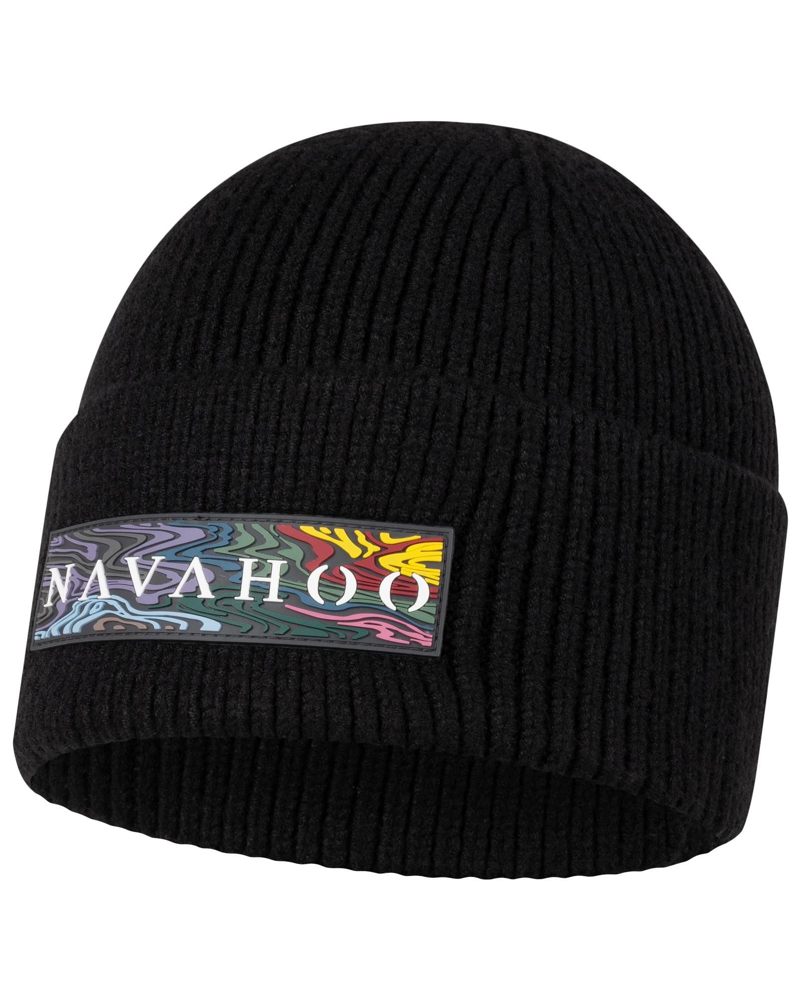 Navahoo Strickmütze Keksmagie 14 Stylische Mütze mit großem Logodruck