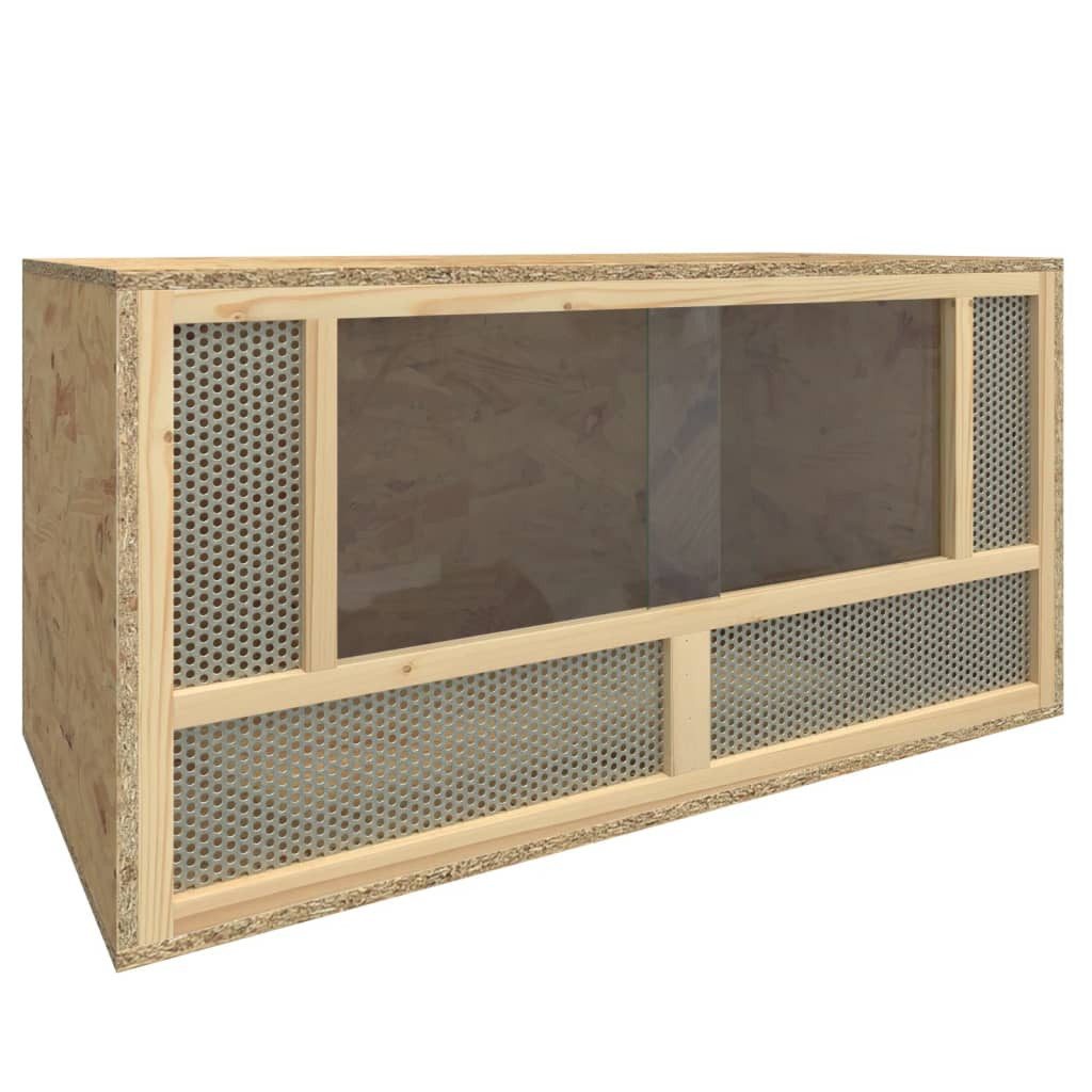 Kleintierkäfig Terrarium Spanplatte 80x40x40 cm