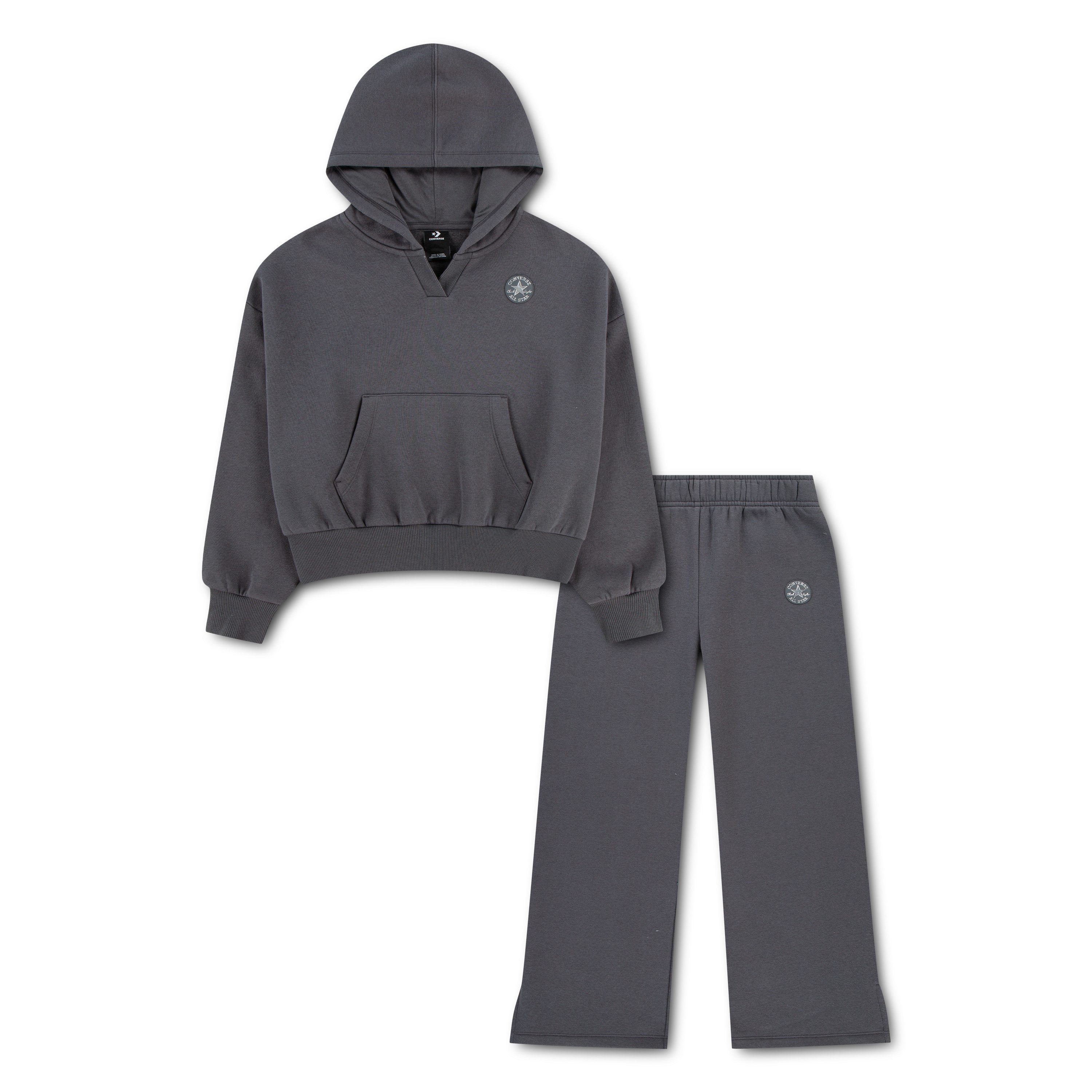 Converse Jogginganzug CNVG RELAXED HOODIE & PANT SET (2-tlg), zweiteiliges Set, mit Kapuzenpullover und passender Hose, aus Fleece