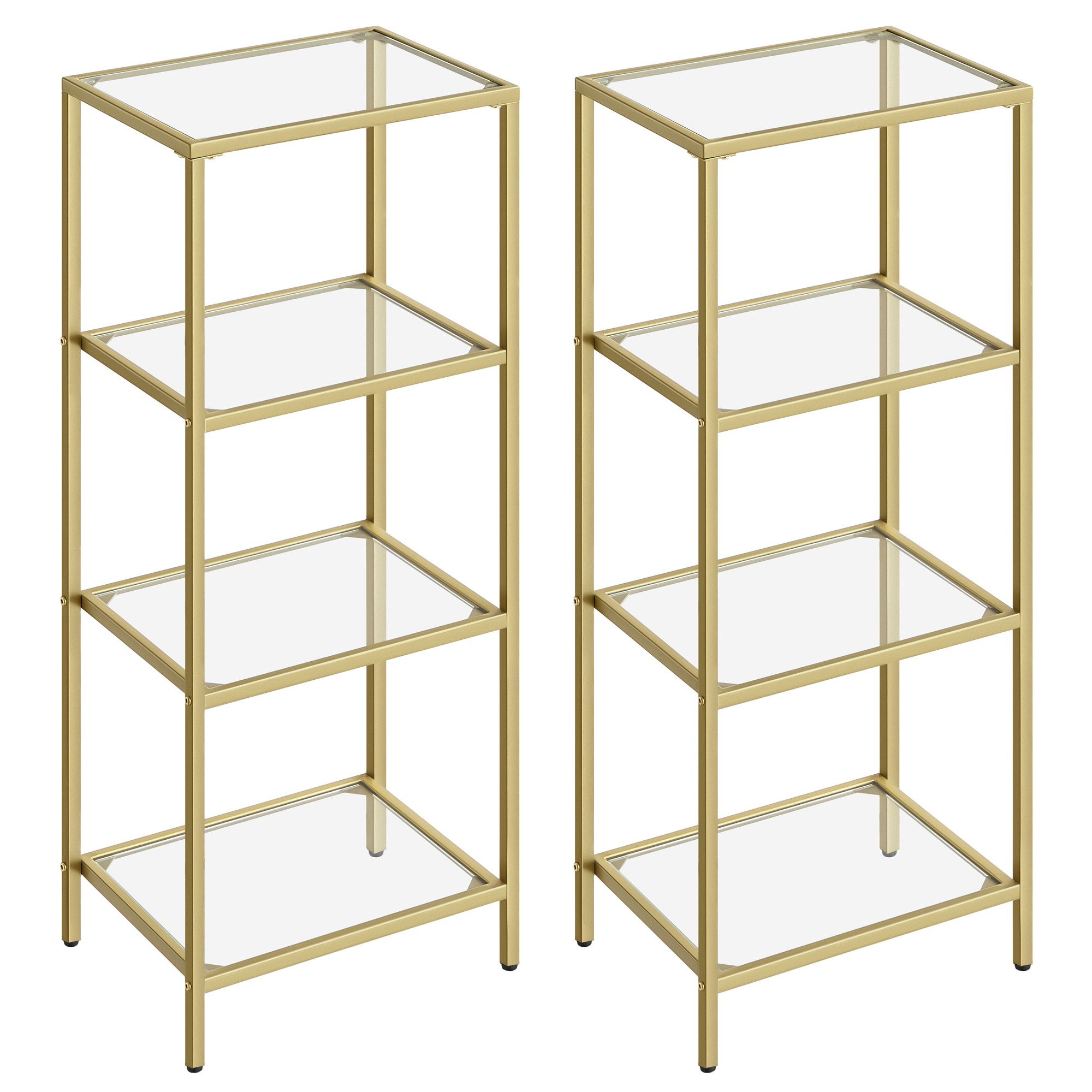 VASAGLE Bücherregal, 2-tlg., Standregal, Küchenregal, stabil, H:90 - 177.3 günstig online kaufen