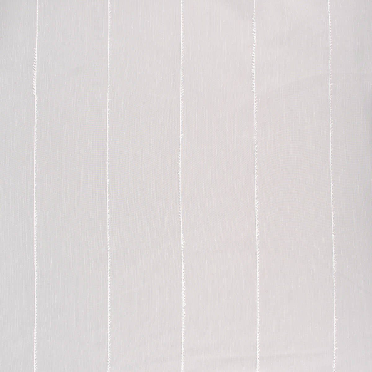 SCHÖNER LEBEN. Meterware Gardinenstoff Gardinenstores Effekt-Voile Längsstreifen feinen Franse, leicht perforiert, mit Bleiband, pflegeleicht