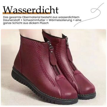 Daisred Damen Winterstiefel Warm gefütterte Winterschuhe weich Stiefelette