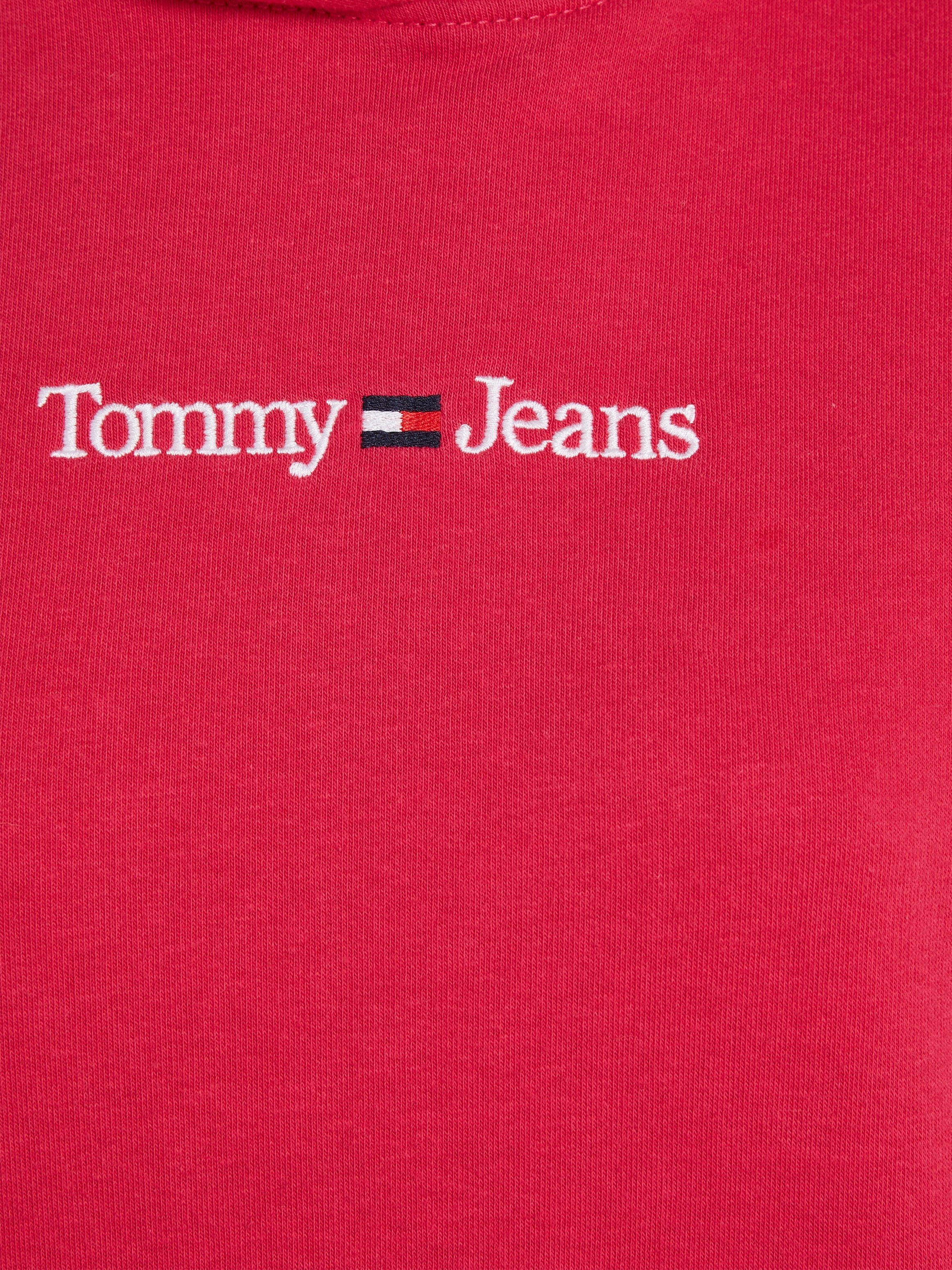 Tommy Gypsy Tommy REG Jeans Rose HOODIE mit LINEAR Logoschriftzug Jeans TJW SERIF Kapuzensweatshirt