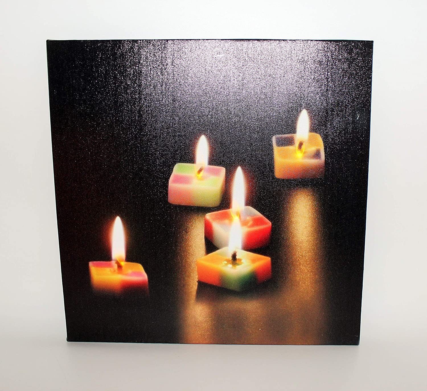 Leinwandbild Leinwandbild 5er Kerzen 30x30 cm
