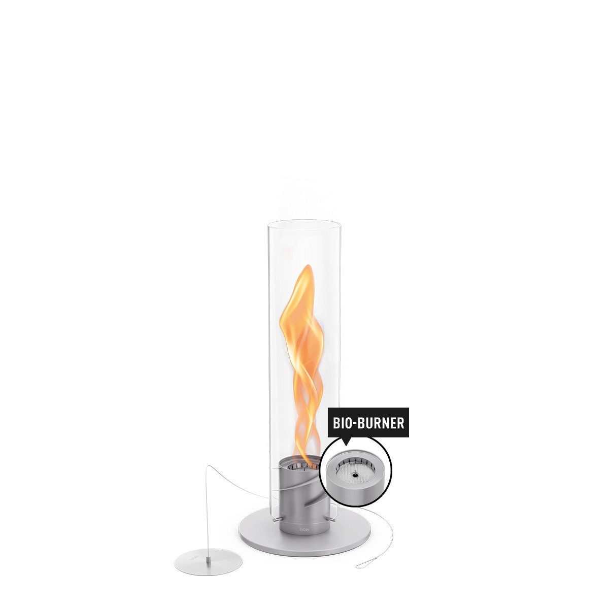 höfats Tischfeuer SPIN 900, 1200, 1500 (wärmender Tischkamin für Indoor und Outdoor, NEUES Modell mit verlängerter Brenndauer), innovative Brennertechnologie