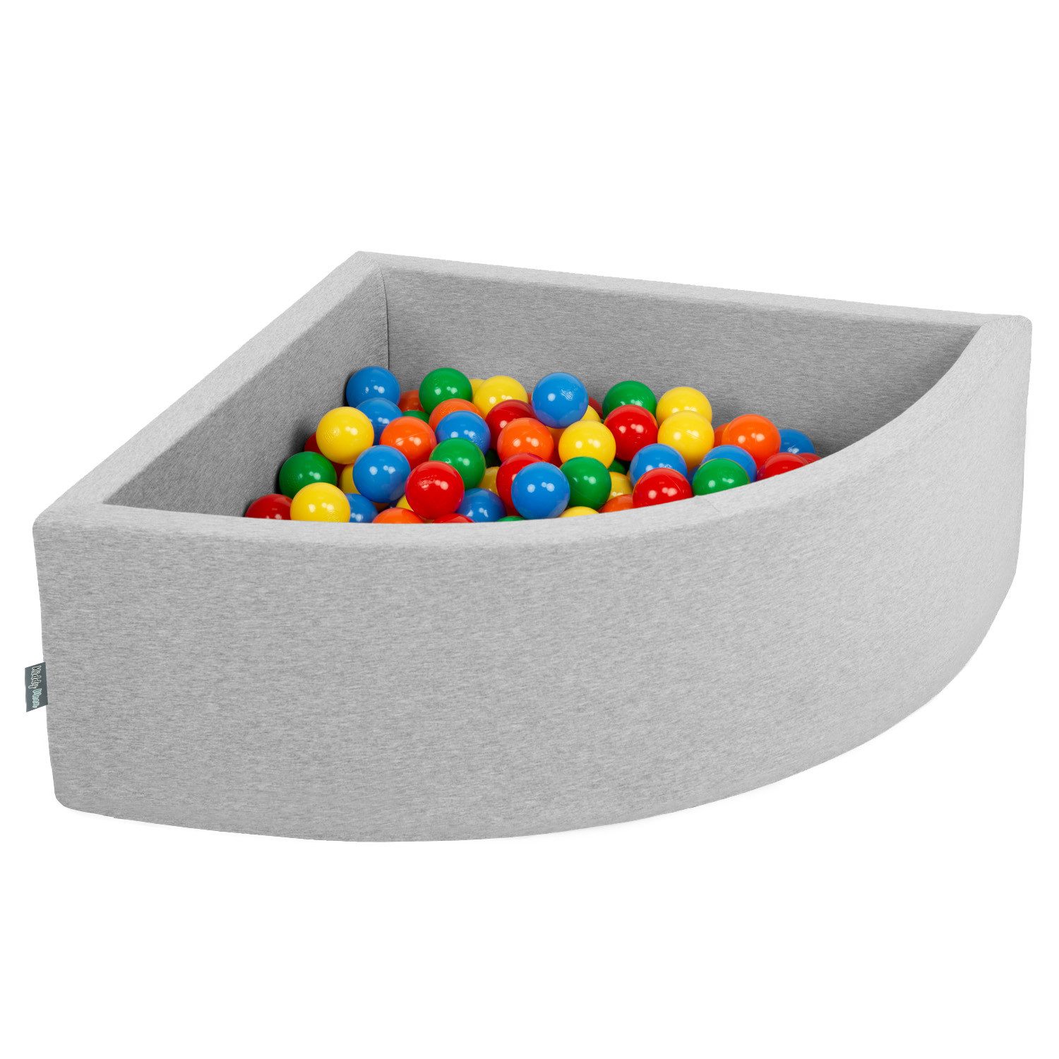 KiddyMoon Bällebad TR30D, (Bällepool mit bunten Bällen, 200-tlg)
