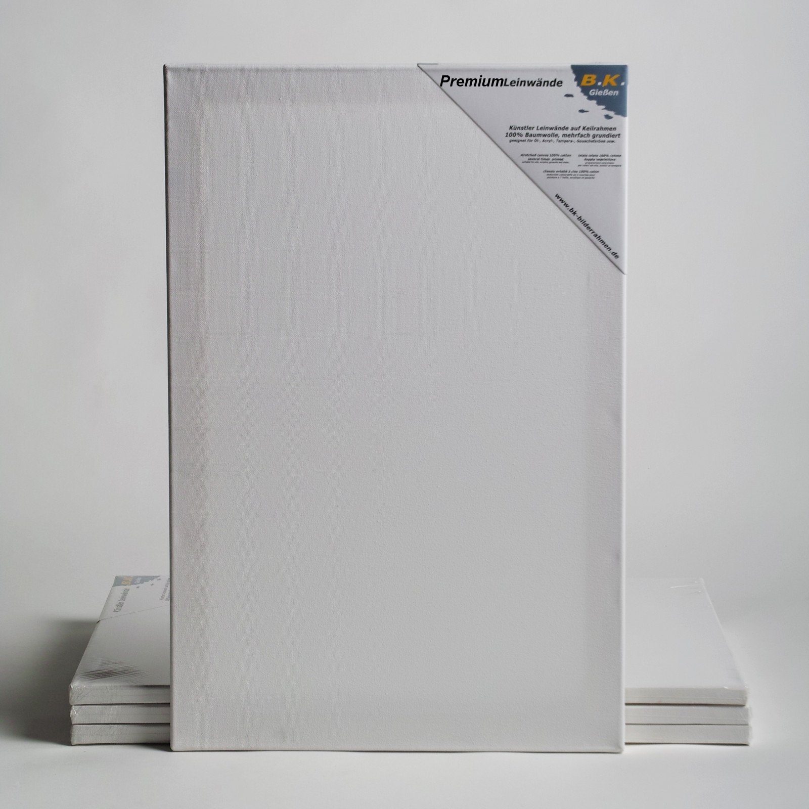 DESIGN DELIGHTS Keilrahmen 4 PREMIUM Leinwände auf Keilrahmen 60x80 cm Künstler Leinwand, Malfertig. Einfach auspacken und loslegen.