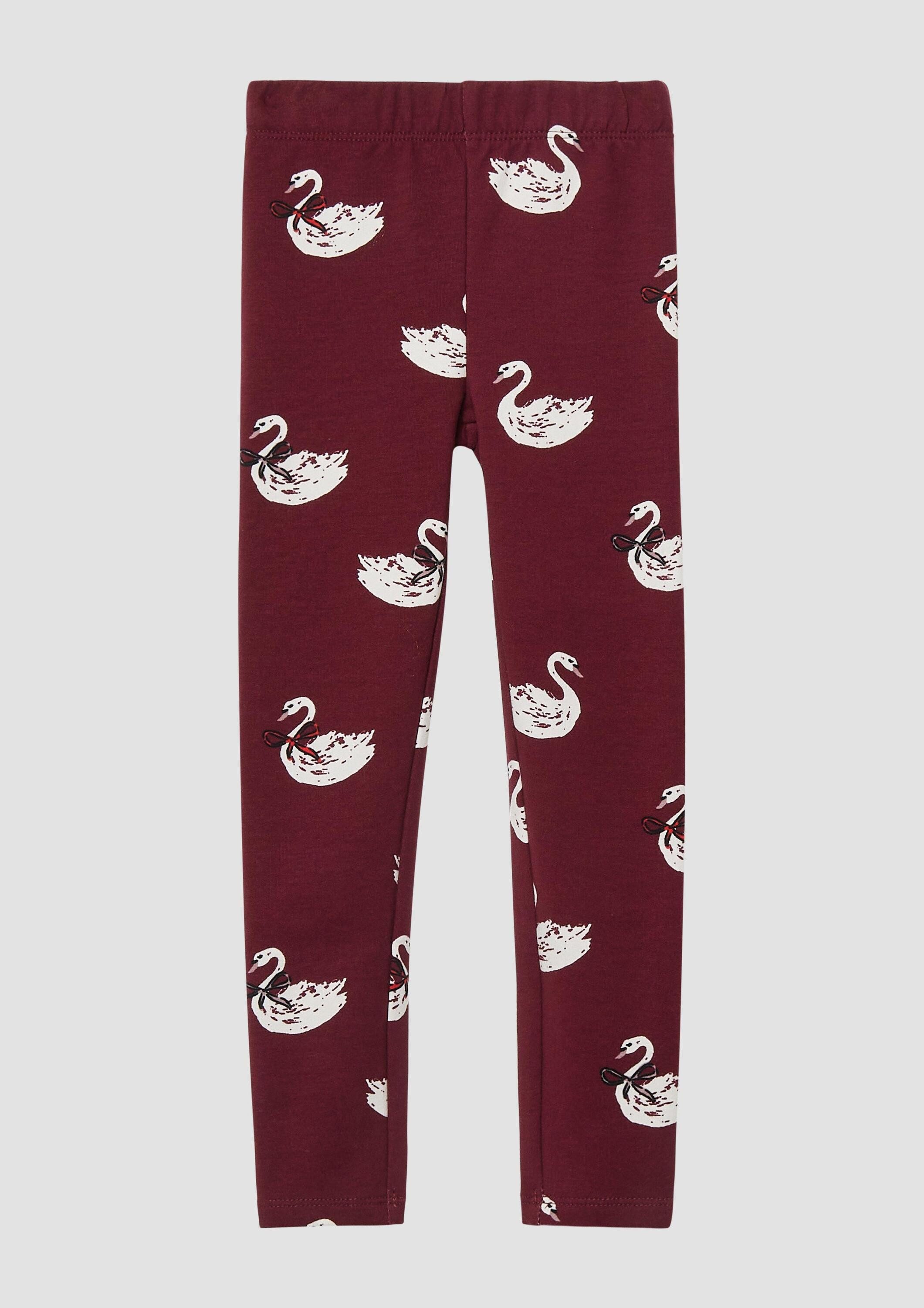 s.Oliver Leggings Leggings Kuschelige Leggings mit All-over-Print