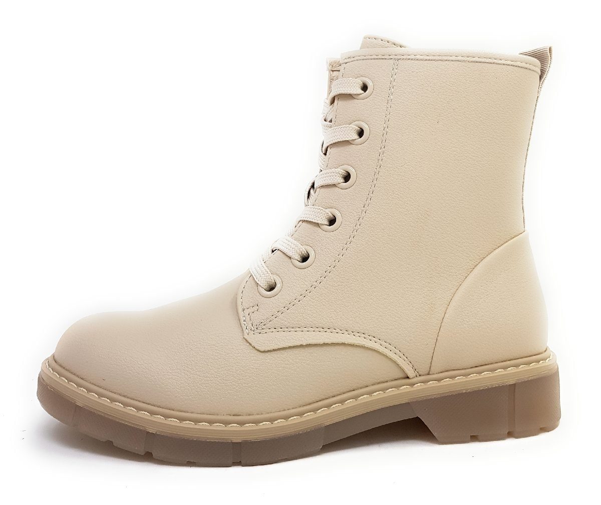 403 TOZZI CREAM Schnürstiefel Schnürstiefelette MARCO