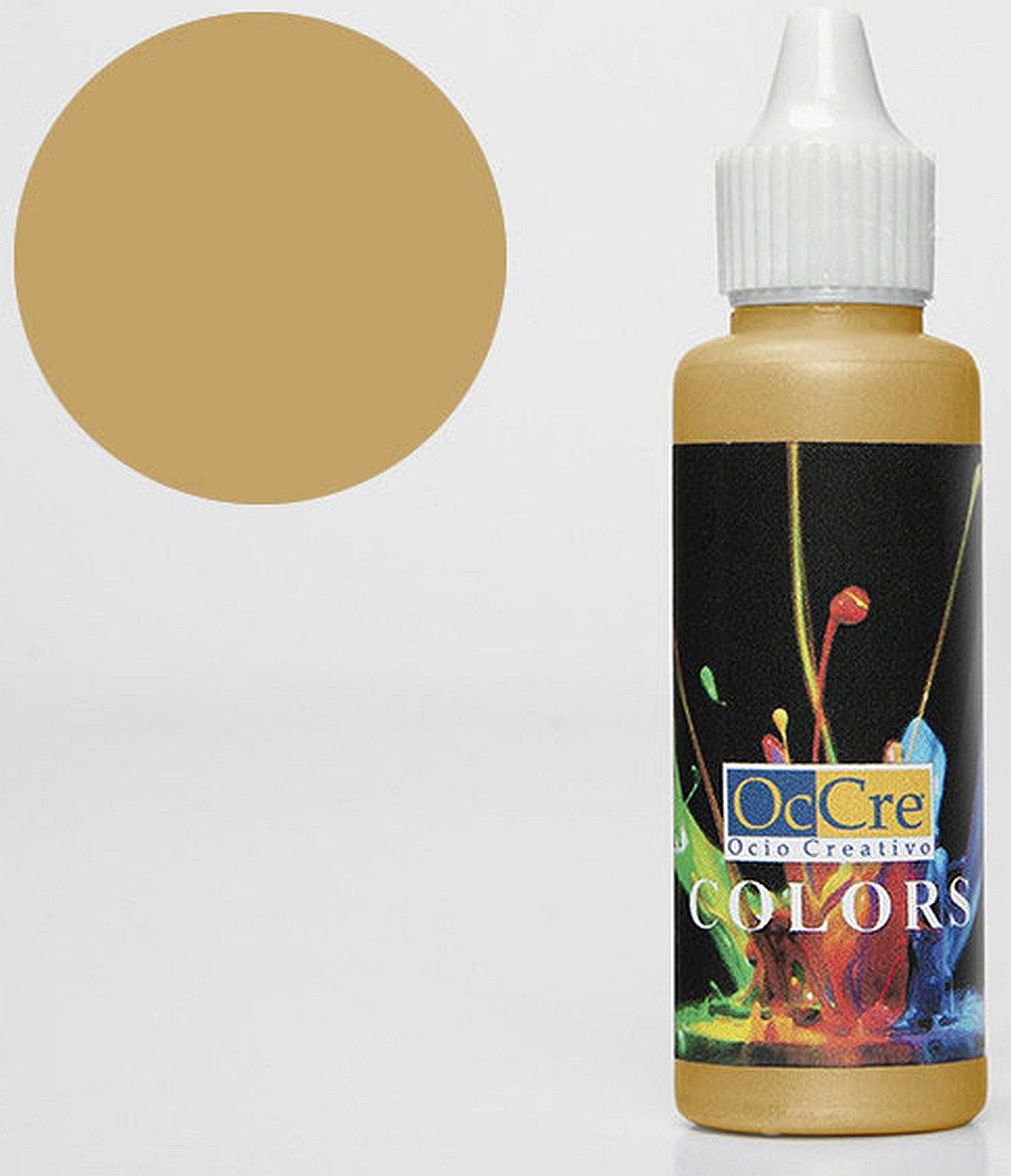 OcCre Modellbausatz Ocolor Gold 30 ml EOL, (Bastelbedarf, 1-tlg., Oberflächenbehandlung), Made in Europe