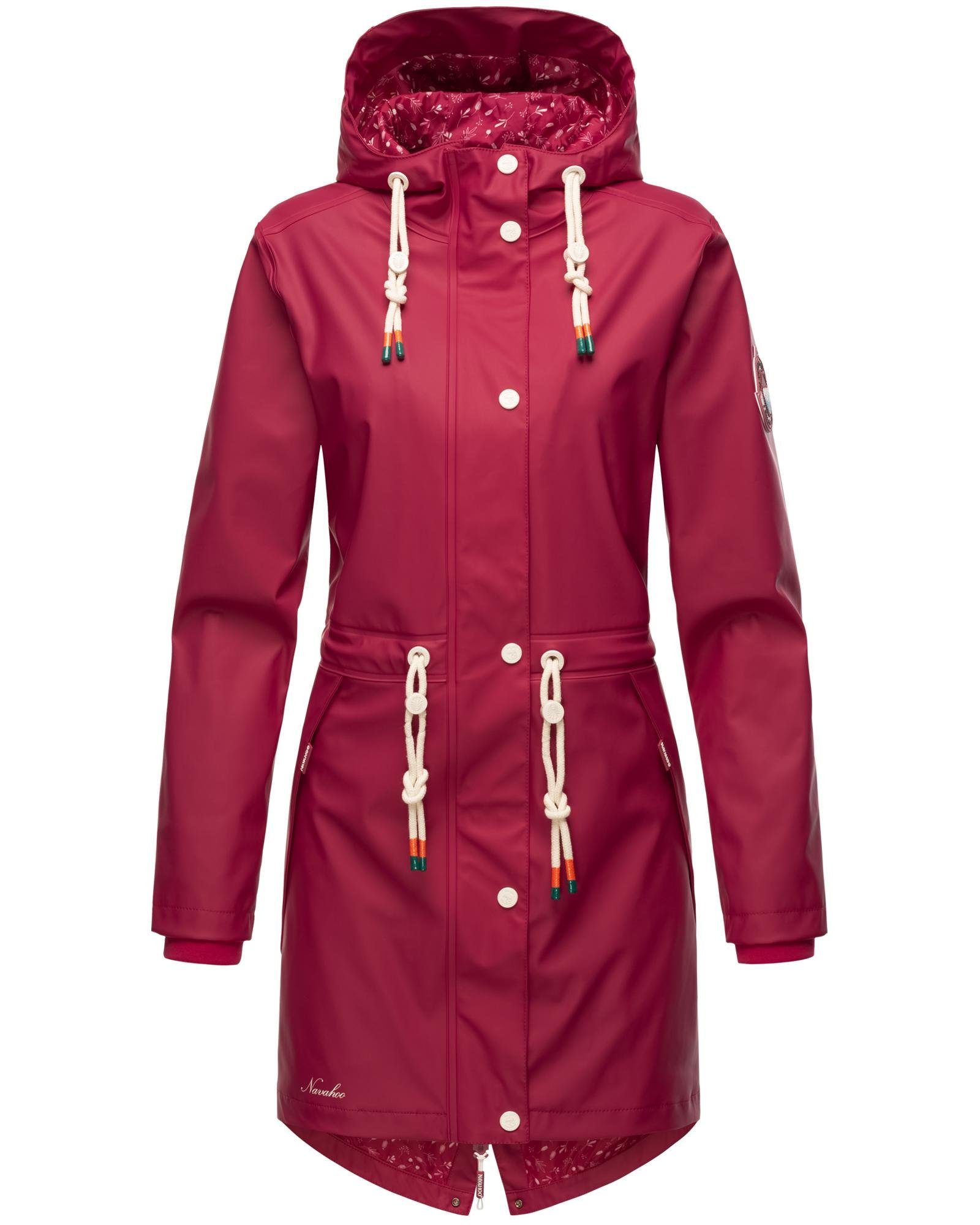 Navahoo Regenjacke Tropical Stormoo modischer Regenmantel Damen fuchsia Outdoor