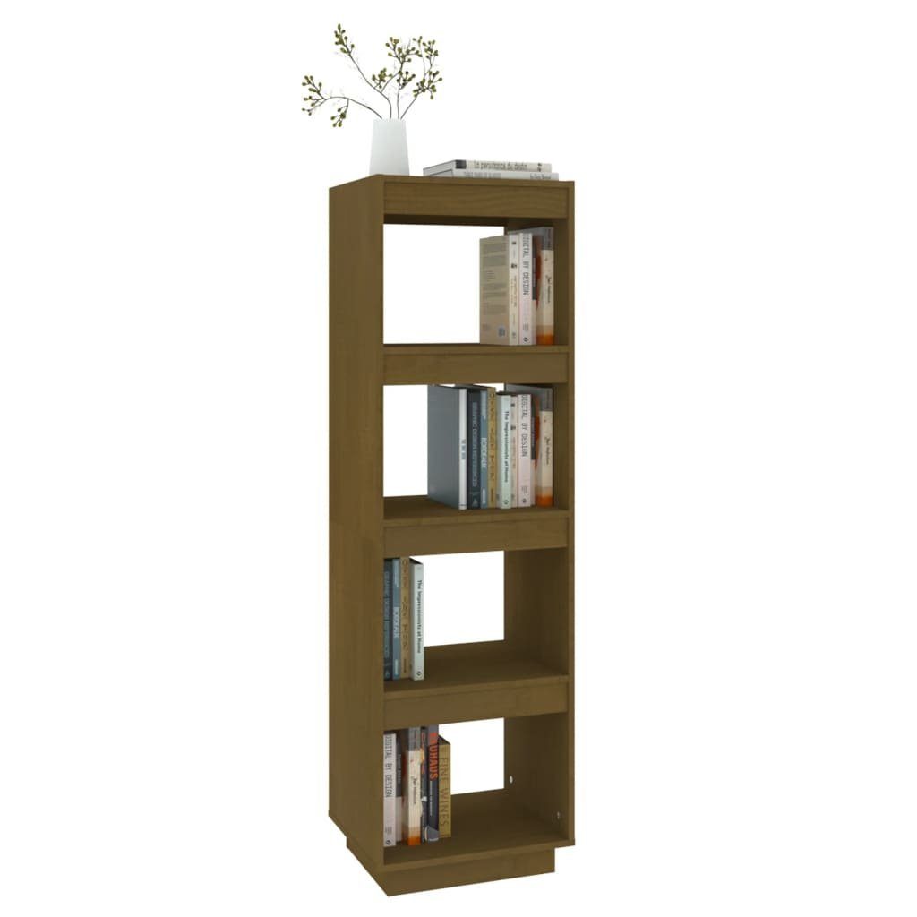 Massivholz Bücherregal/Raumteiler 40x35x135 Bücherregal furnicato Kiefer Honigbraun
