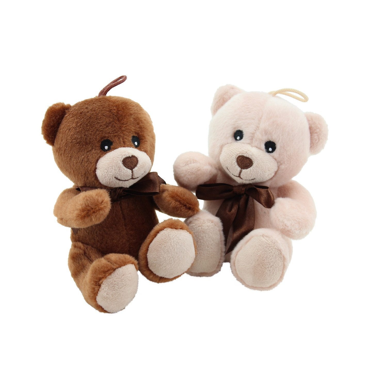 Sweety-Toys Kuscheltier Sweety Toys 14729 Teddybär 2er Set aus recyceltem Material
