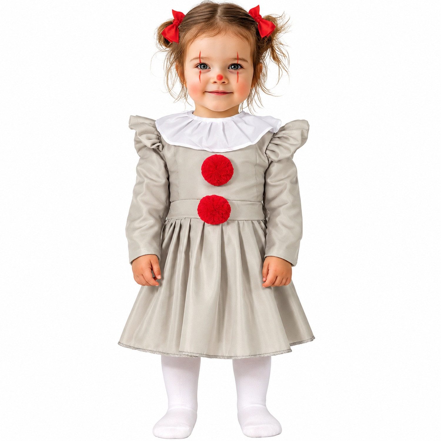 Fiestas Guirca Clown-Kostüm Babykostüm 'Kleiner verrückter Clown' für Kinder