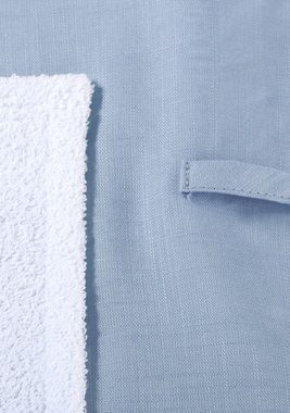 Nordic Coast Company Wickelauflage, Wickelauflage Schmal Blau-Grau [70x50 cm] 100% zertifizierte Baumwolle Wechselbares Handtuch Wickelunterlage Baby Wickeltischauflage Small