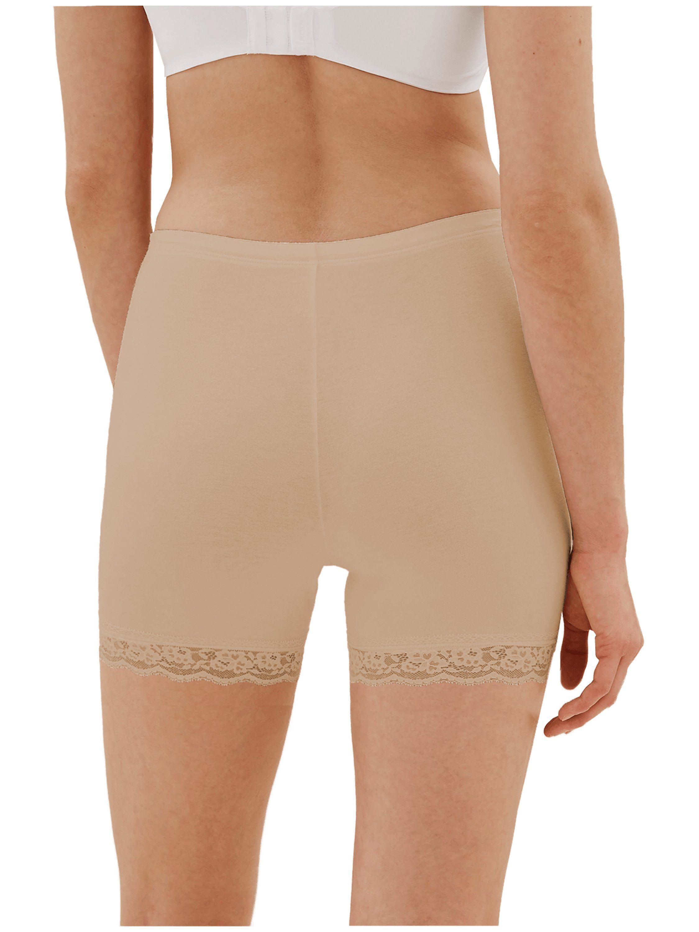 TEXEMP Radlerhose Damen Sicherheitsshorts Shorts Unterhose Unterwäsche Spit günstig online kaufen