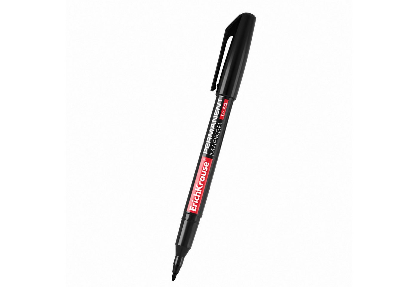 Erich Krause Marker, Permanent Marker P-70 wasserfest 1,0mm schwarz 1 Stück