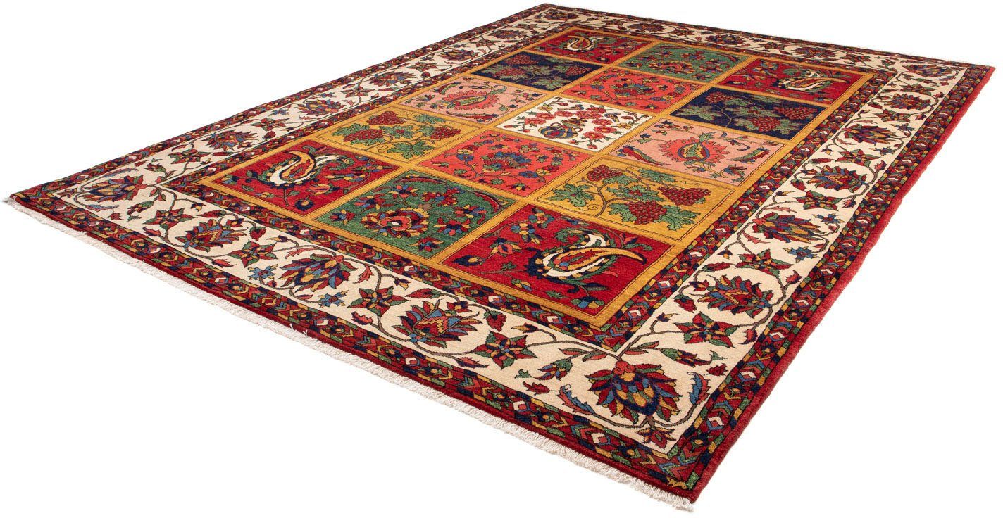 Wollteppich Abadeh Medaillon Rosso chiaro 157 x 102 cm, morgenland, rechteckig, Höhe: 10 mm, Handgeknüpft