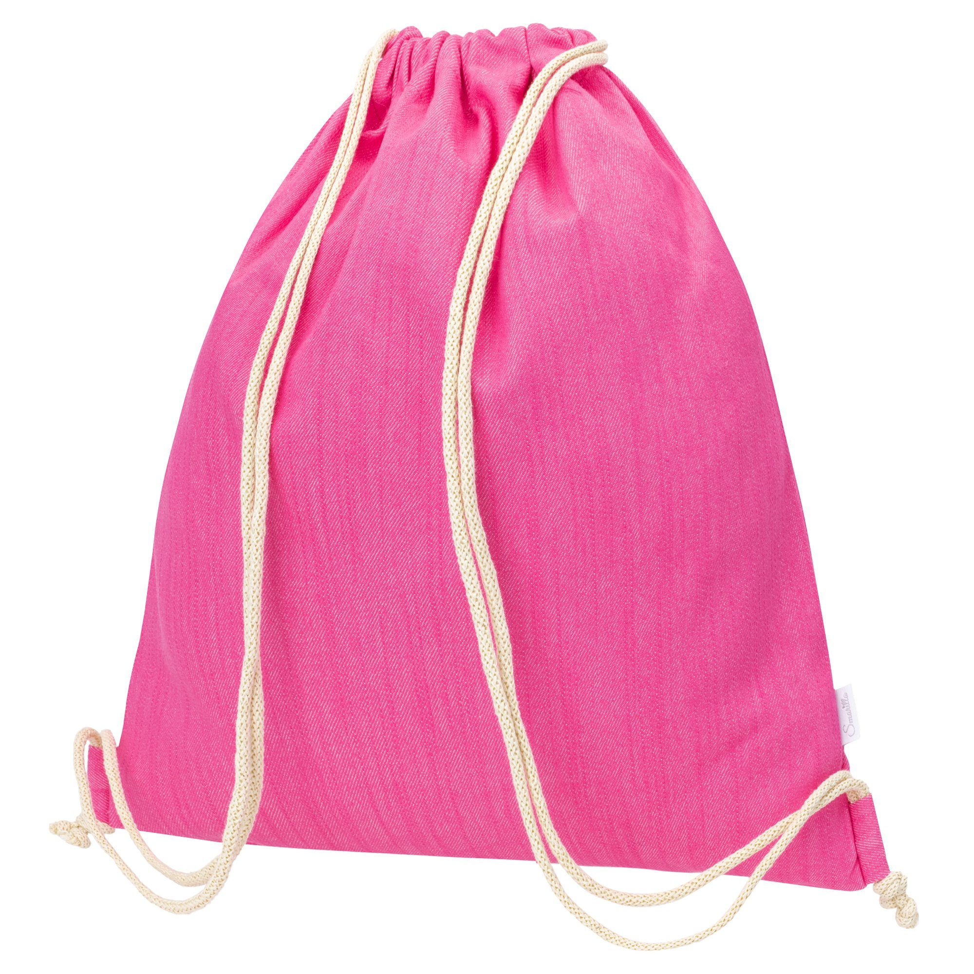 Smarilla Freizeitrucksack Turnbeutel Stoffbeutel Sport-/Fitness-Sack Reiserucksack mit Kordelzug