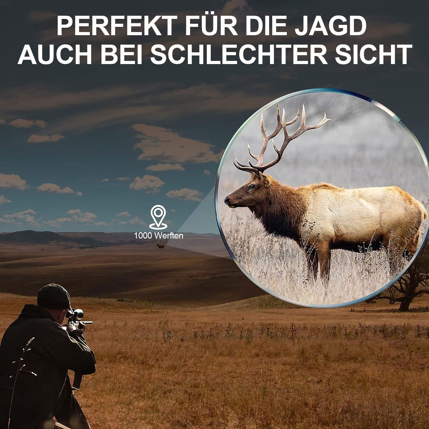 OKWISH 10x25 Kompakt Faltbares Ferngläser Nachtsicht Fernrohr Fernglas (für Kinder Erwachsene Reisen Wandern Vogelbeobachtung Jagd Konzerte)