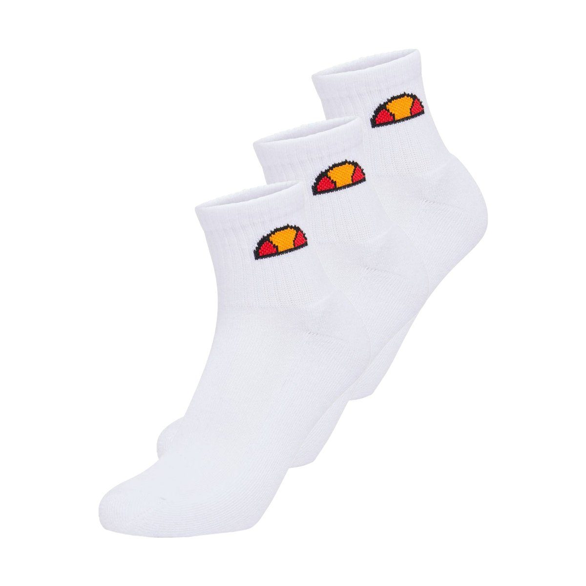 Ankle Quarter Tallo, Weiß Socken, Paar 3 Unisex - Sneakersocken Ellesse