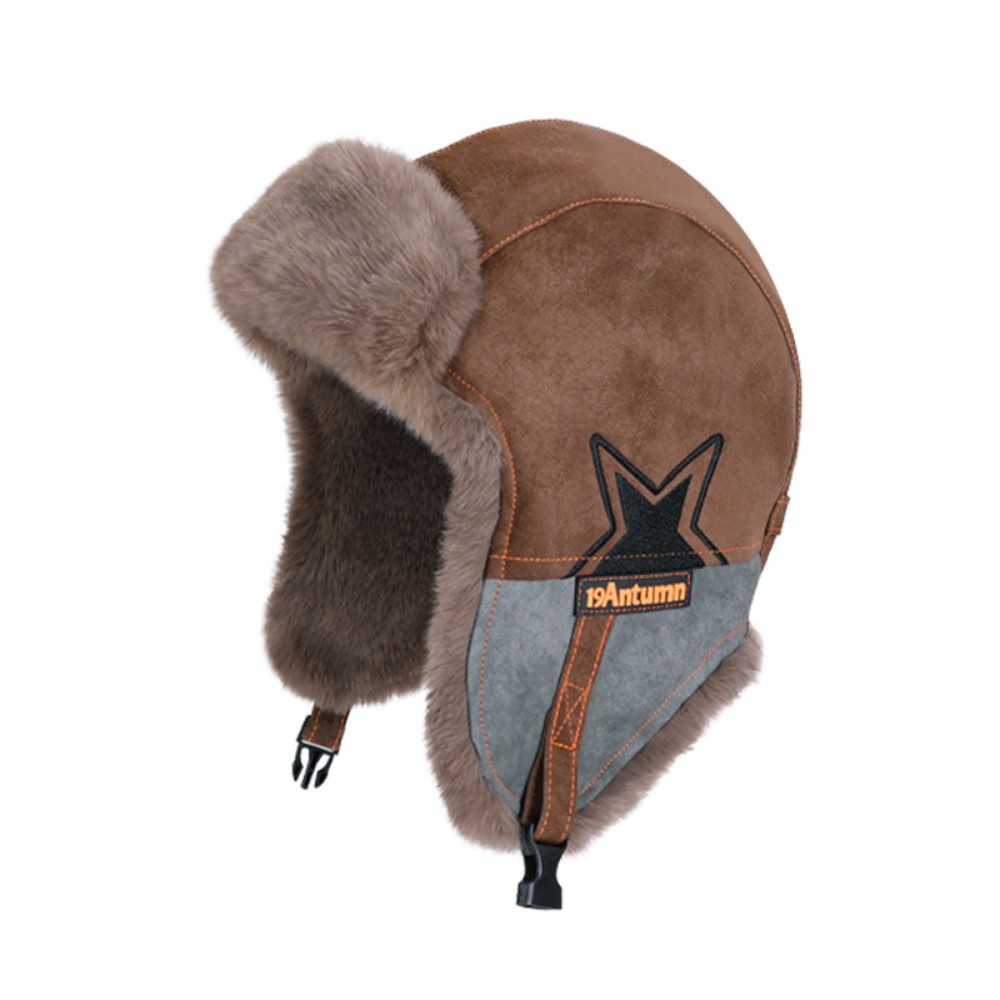 Blusmart Plüschmütze Unisex-Wintermütze (Winddicht, mit Fleece gefüttert und verstärkt, Warme, winddichte Outdoor-Ohrenschützer für kaltes Wetter) Für den täglichen Gebrauch beim Radfahren und Skifahren