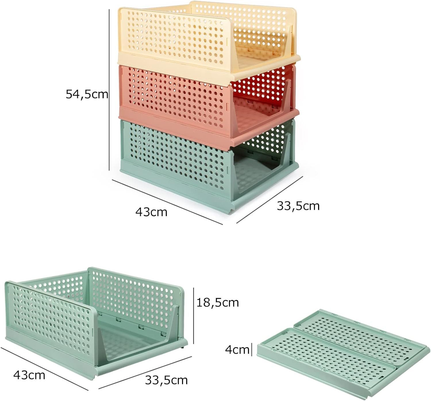 Zedelmaier Organizer Schrank-Organizer Kleiderschrank Schublade faltbare Au günstig online kaufen