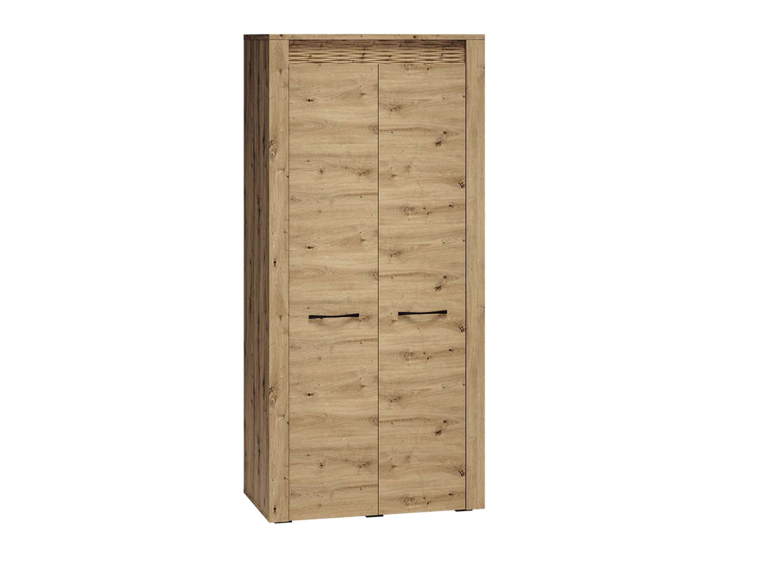 Stylefy Stauraumschrank Tori I Eiche Artisan Dekor (Standschrank, Kleiderschrank) 2-türig, mit Einlegeböden, Soft-Close Funktion, Modern Design