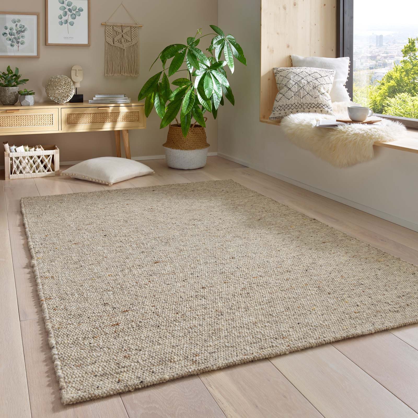 TaraCarpet Wollteppich TaraCarpet Lambrecht, rechteckig, Höhe: 13 mm, Hand- günstig online kaufen