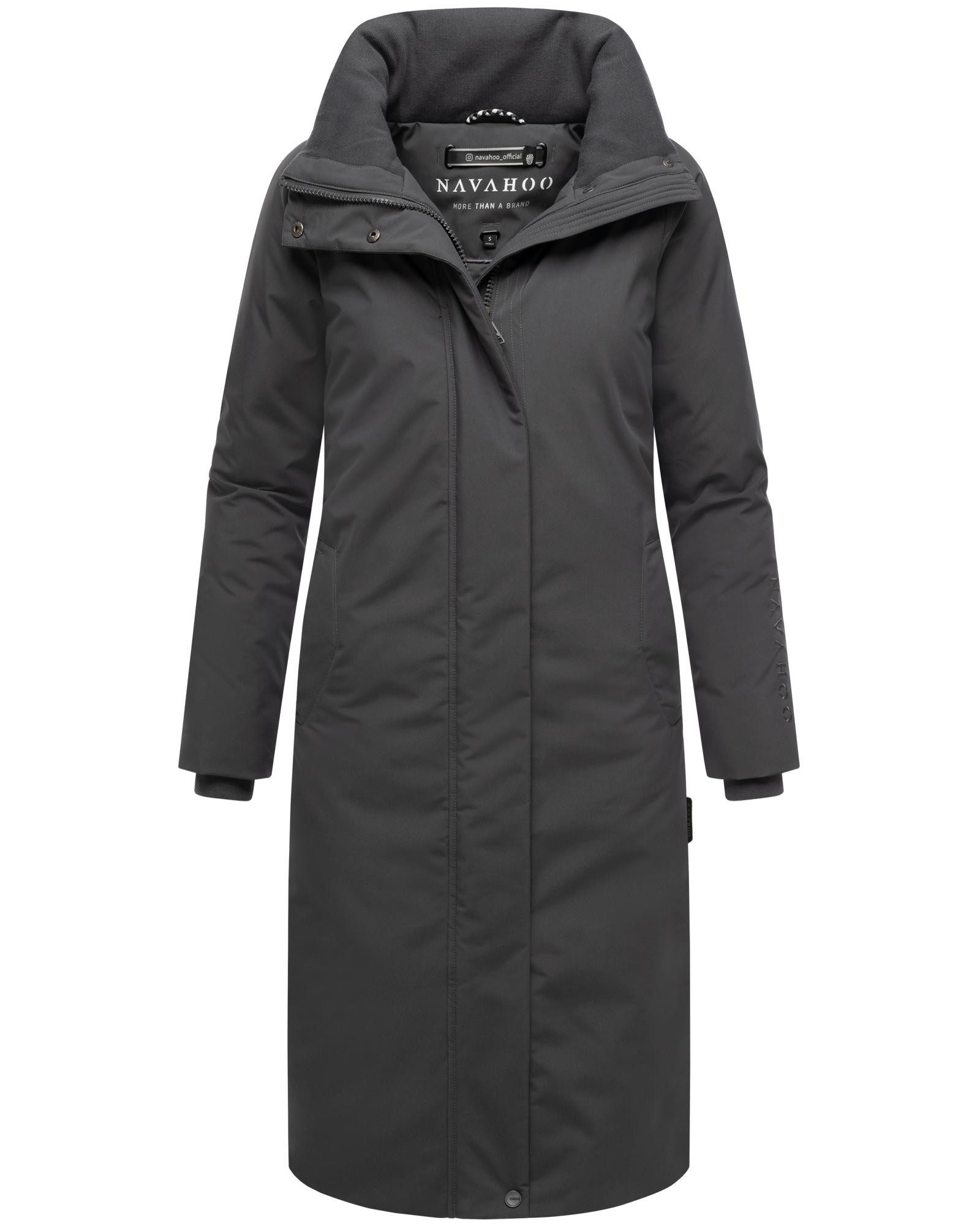 Navahoo Wintermantel Traumblüte 14 Warmer Parka mit Stehkragen