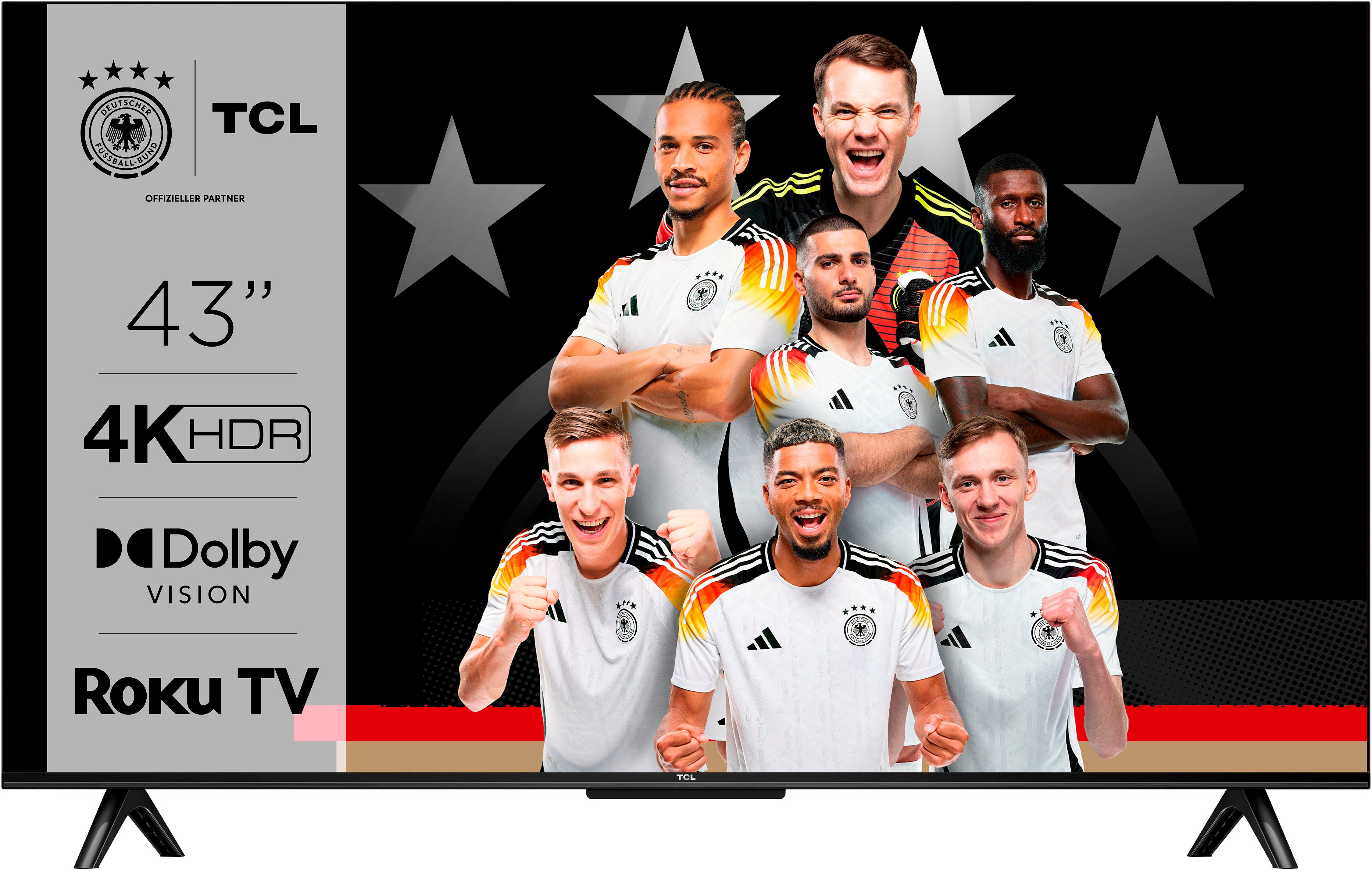 TCL 43RP630X1 LED-Fernseher (108 cm/43 Zoll, 4K Ultra HD, Smart-TV ...