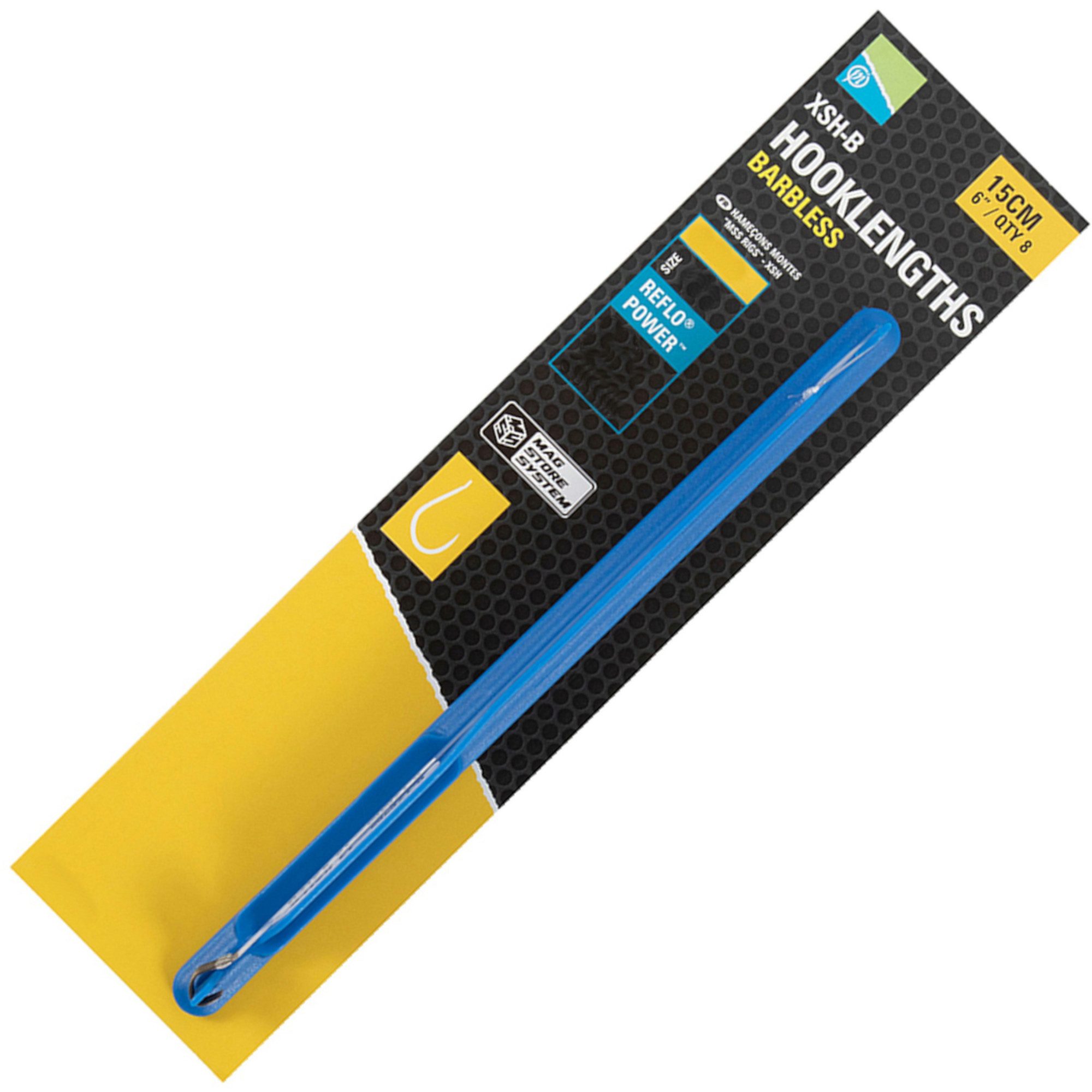 Preston Innovations Feederhaken Xsh-B Spade End Mag Store Hooklengths - 15cm/6" - 16 Xsh-B
