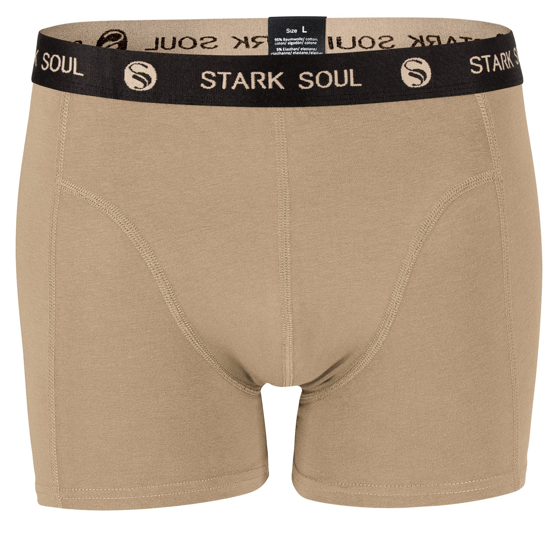 Stark Soul® Boxershorts Herren Boxershorts, 3er Pack, Retroshorts, Trunks - weiche Baumwolle 3er-Pack – Bild 3 von 5