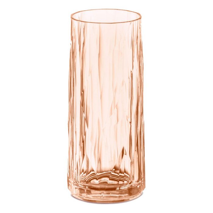 KOZIOL Longdrinkglas Club No. 3 Transparent Rose Quartz 250 ml Kunststoff