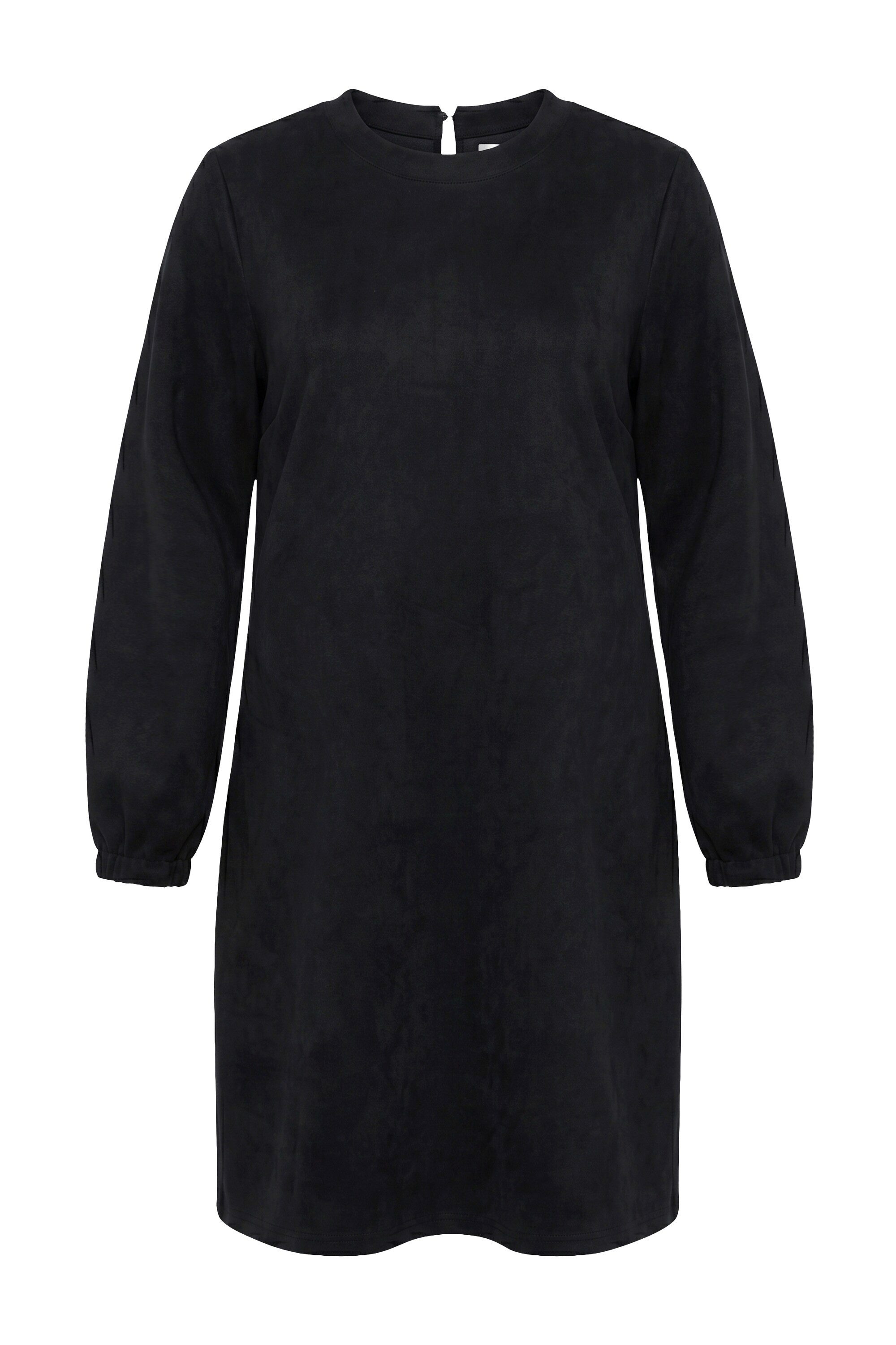 Studio Untold Jerseykleid Suedekleid oversized weiter Ballon-Langarm