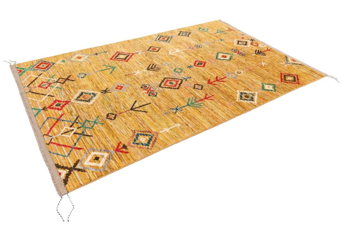 Orientteppich mm Moderner 195x307 Höhe: Orientteppich, 10 Berber Handgeknüpfter rechteckig, Nain Trading, Ghashghai