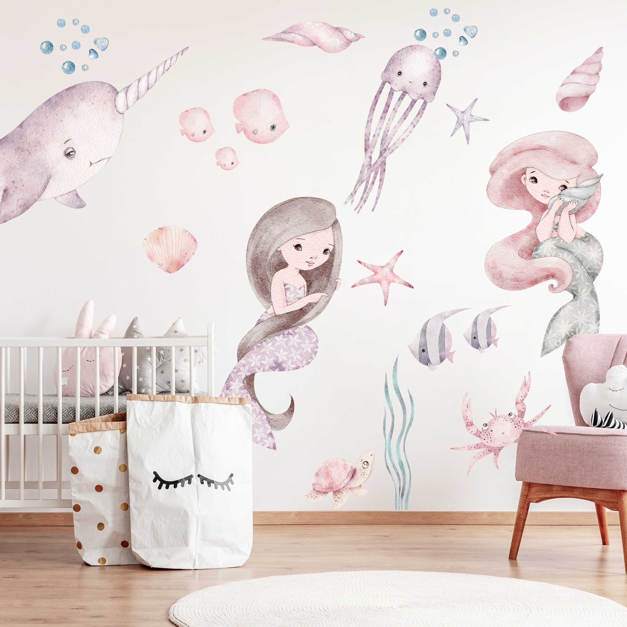 WANDKIND Wandtattoo Meerjungfrau V398 (Mermaid), Wieder günstig online kaufen