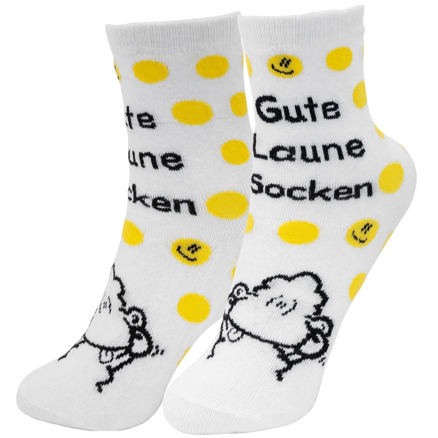Sheepworld Freizeitsocken Zaubersocken »Gute Laune Socken« (Packung, 1-Paar günstig online kaufen