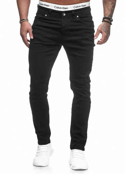 Code47 Slim-fit-Jeans Herren Designer Chino Jeans Hose Basic Stretch Jeanshose Slim Fit