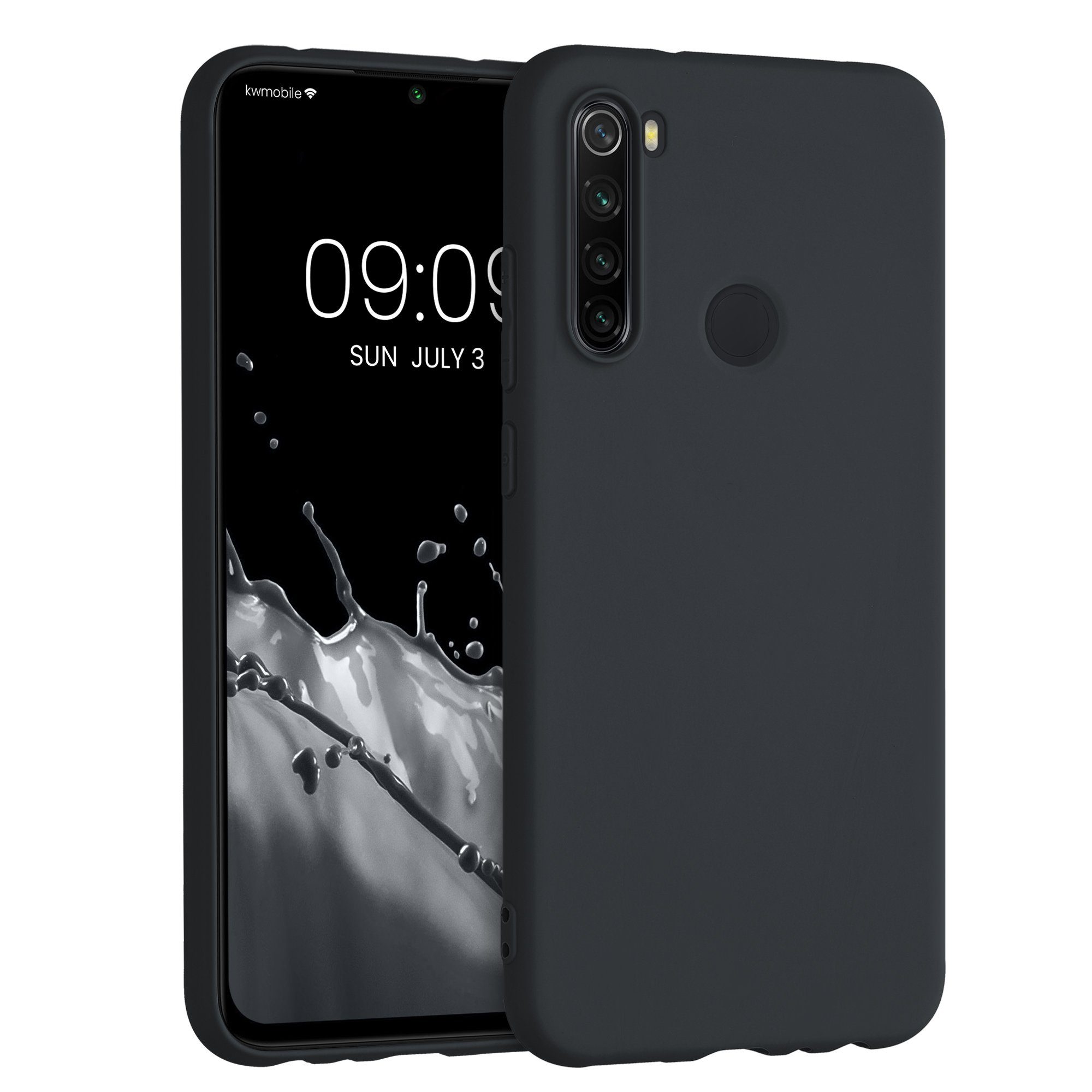 kwmobile Handyhülle Hülle für Xiaomi Redmi Note 8 (2019 / 2021), Hülle Silikon - Soft Handyhülle - Handy Case Cover