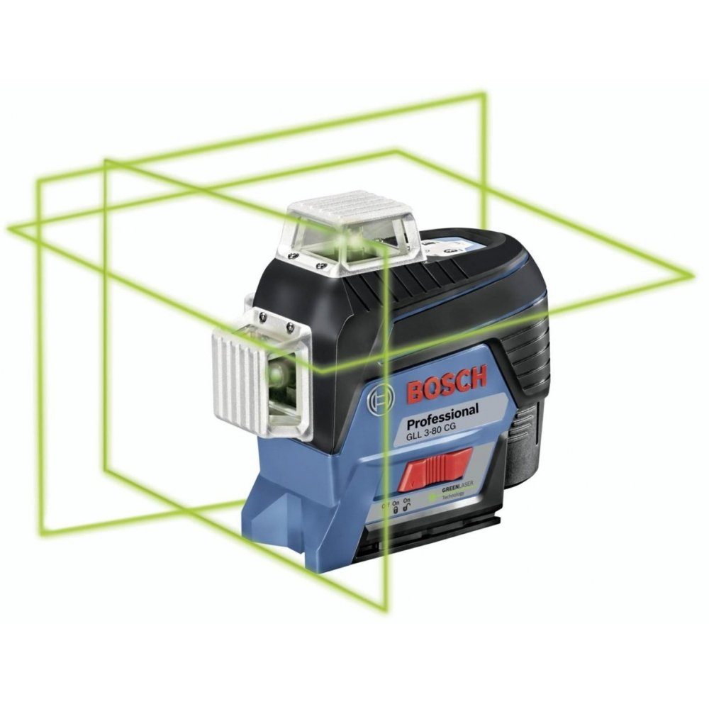 Thumbnail - BOSCH Kreuzlinienlaser GLL 3-80 CG Professional - Kreuzlinienlaser - blau/schwarz