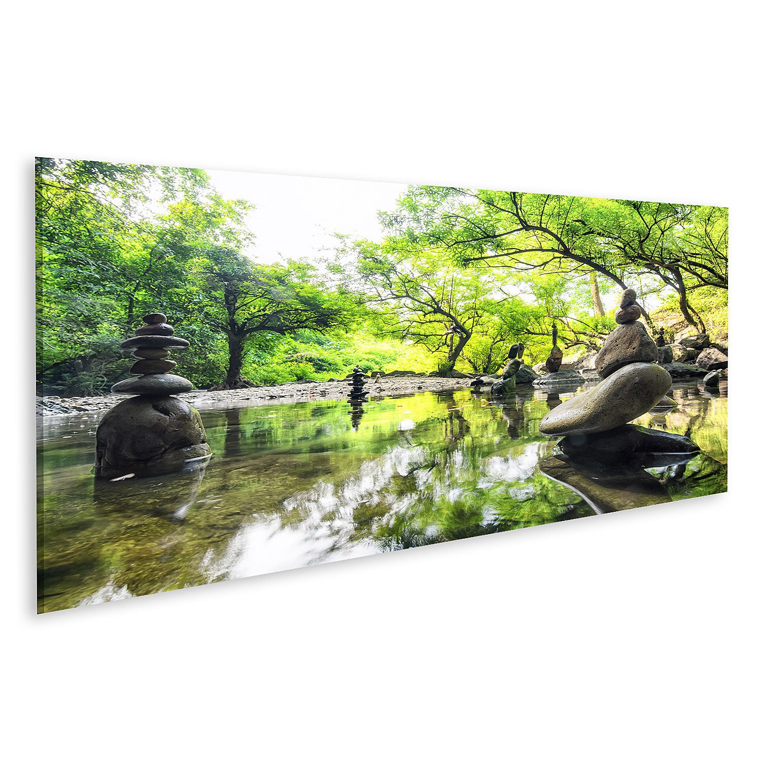 islandburner Leinwandbild Zen Meditation Landschaft Ruhig Spirituell Natur günstig online kaufen