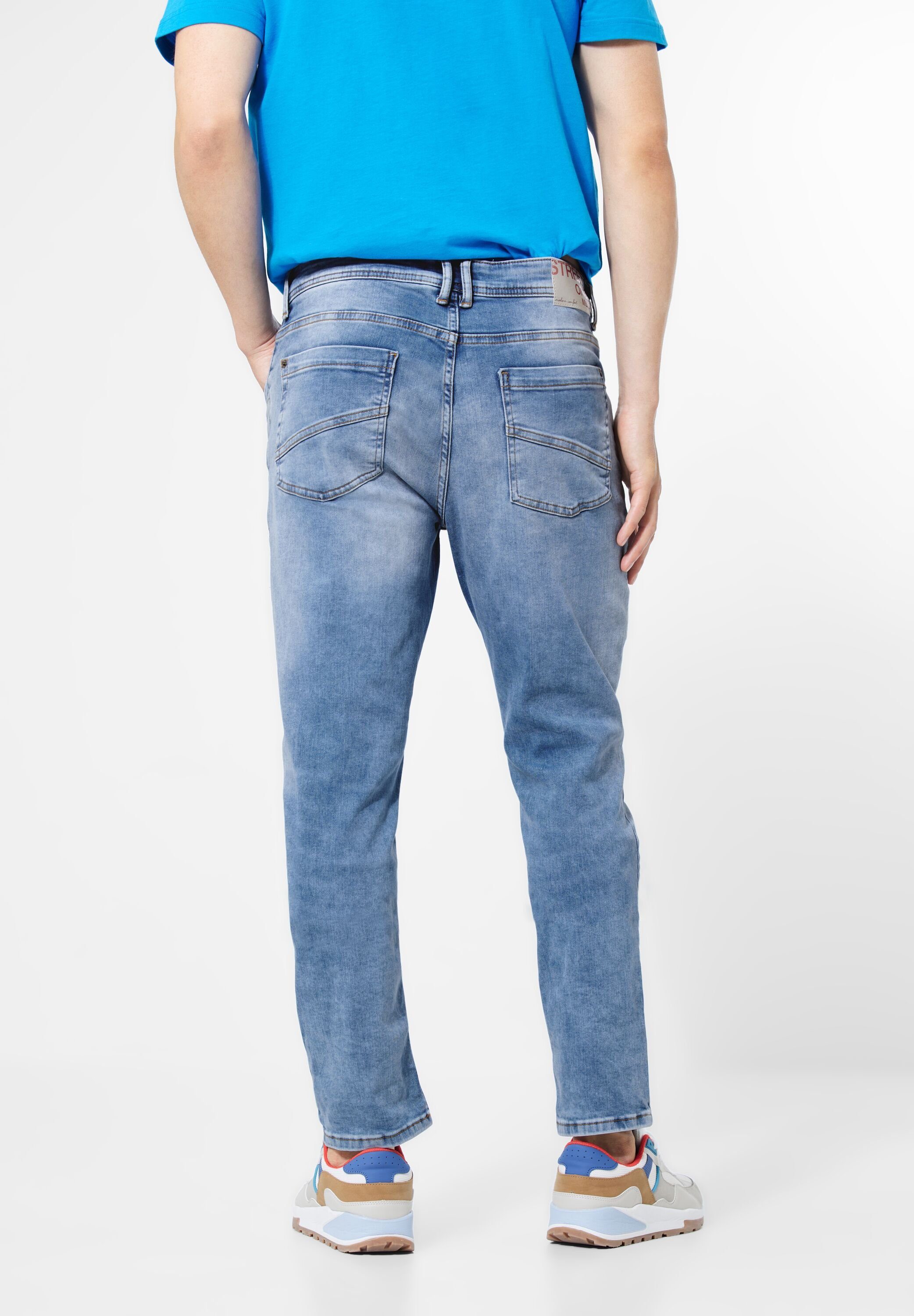 Herren Jeans STREET ONE MEN Regular-fit-Jeans 5-Pocket-Style