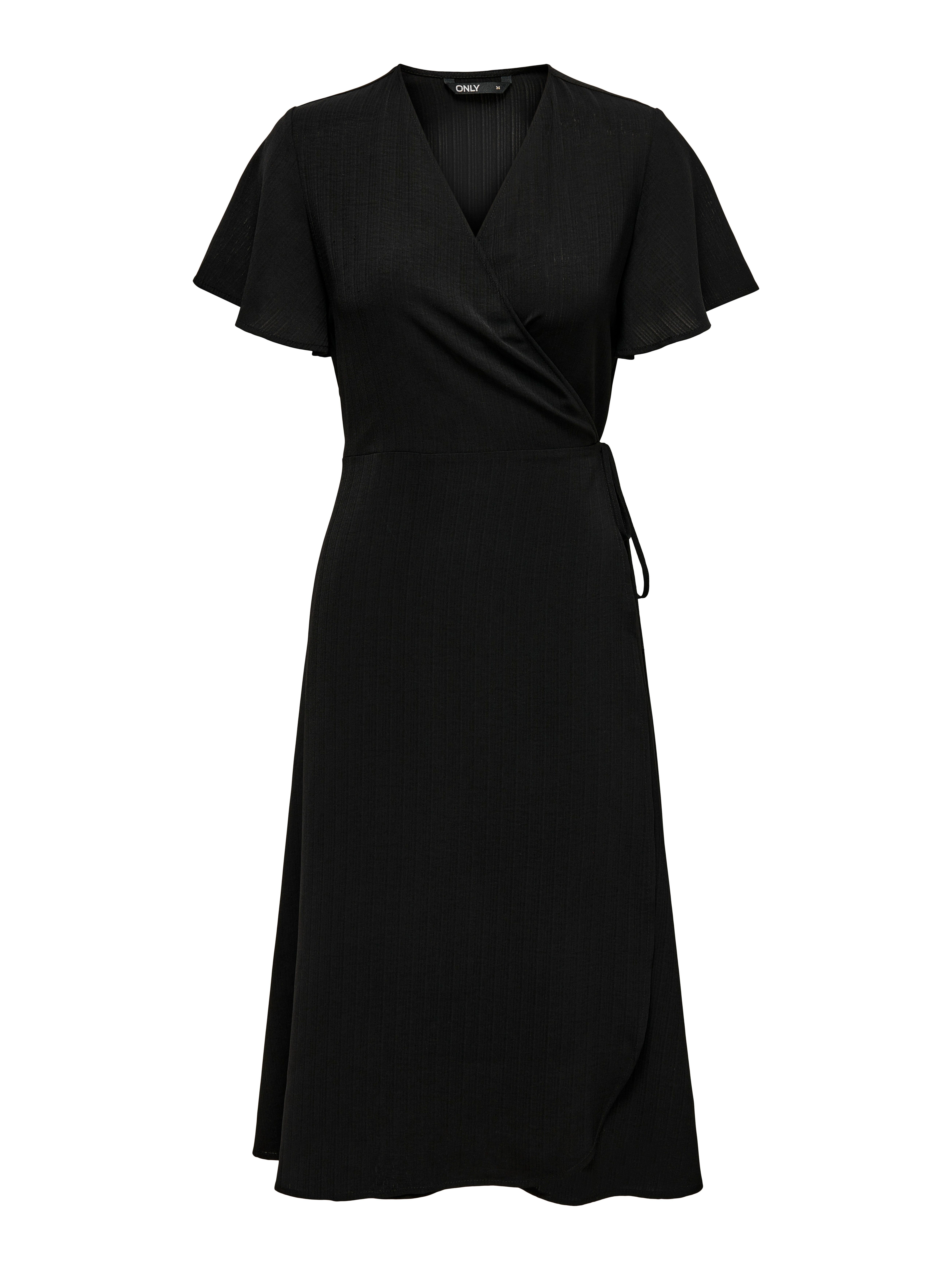Wickelkleid ONLCALI LIFE S/S WRAP DRESS WVN NOOS