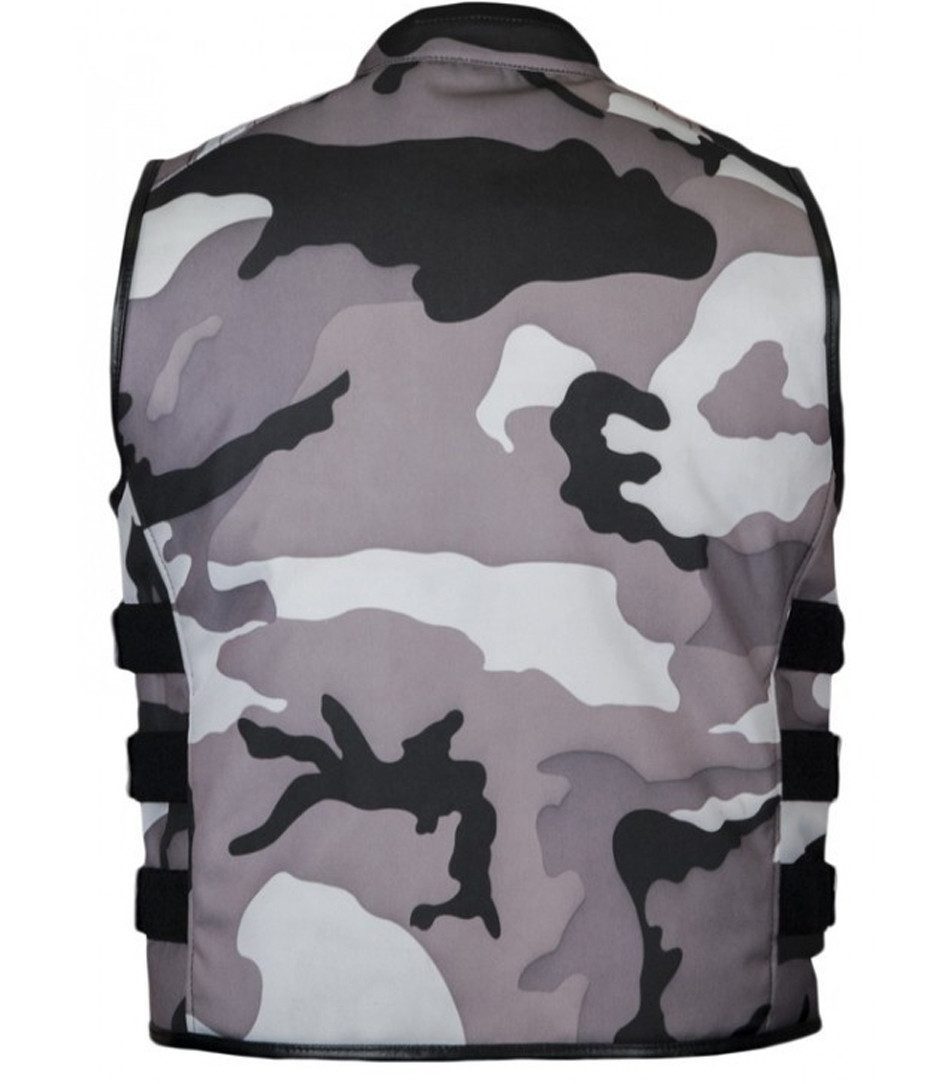 MDM Motorradweste Biker Motorrad Textil Weste im Camo Muster Camo günstig online kaufen