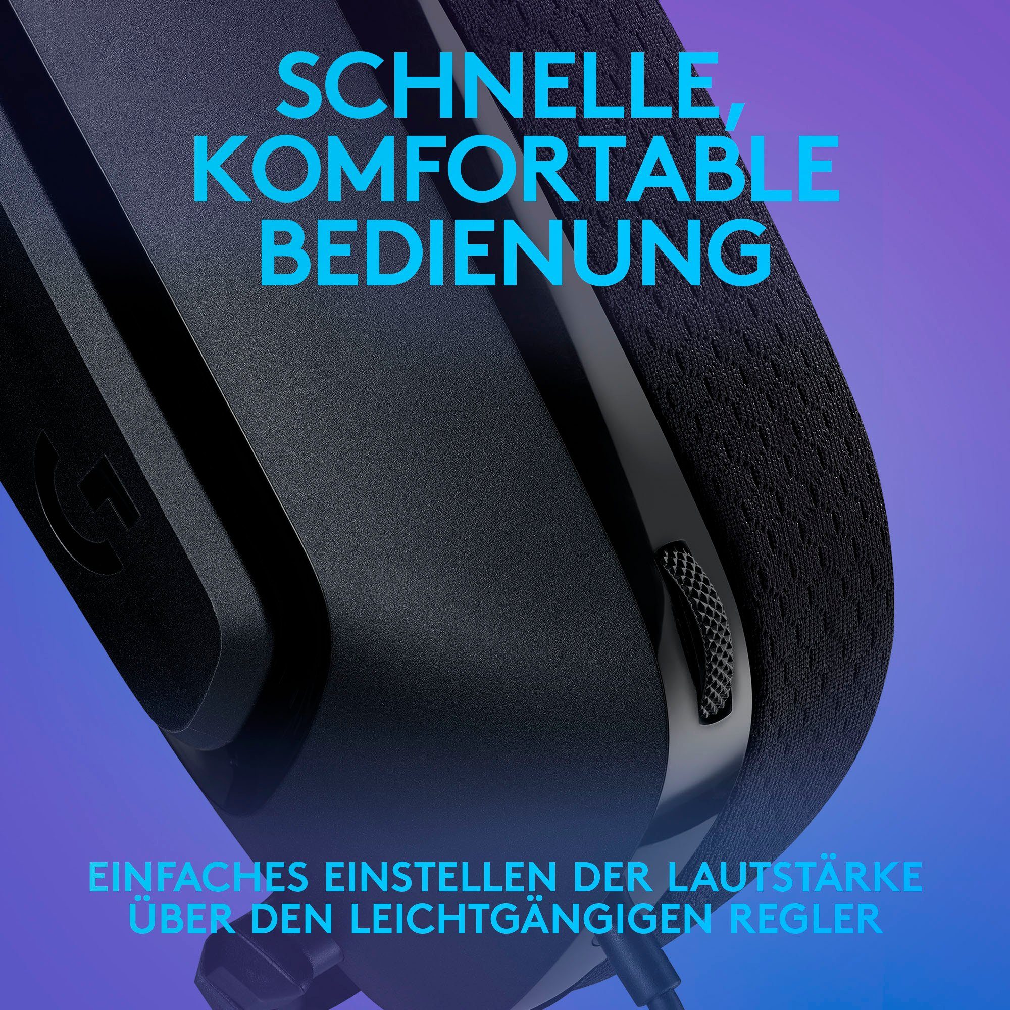 Logitech G G335 Gaming-Headset schwarz
