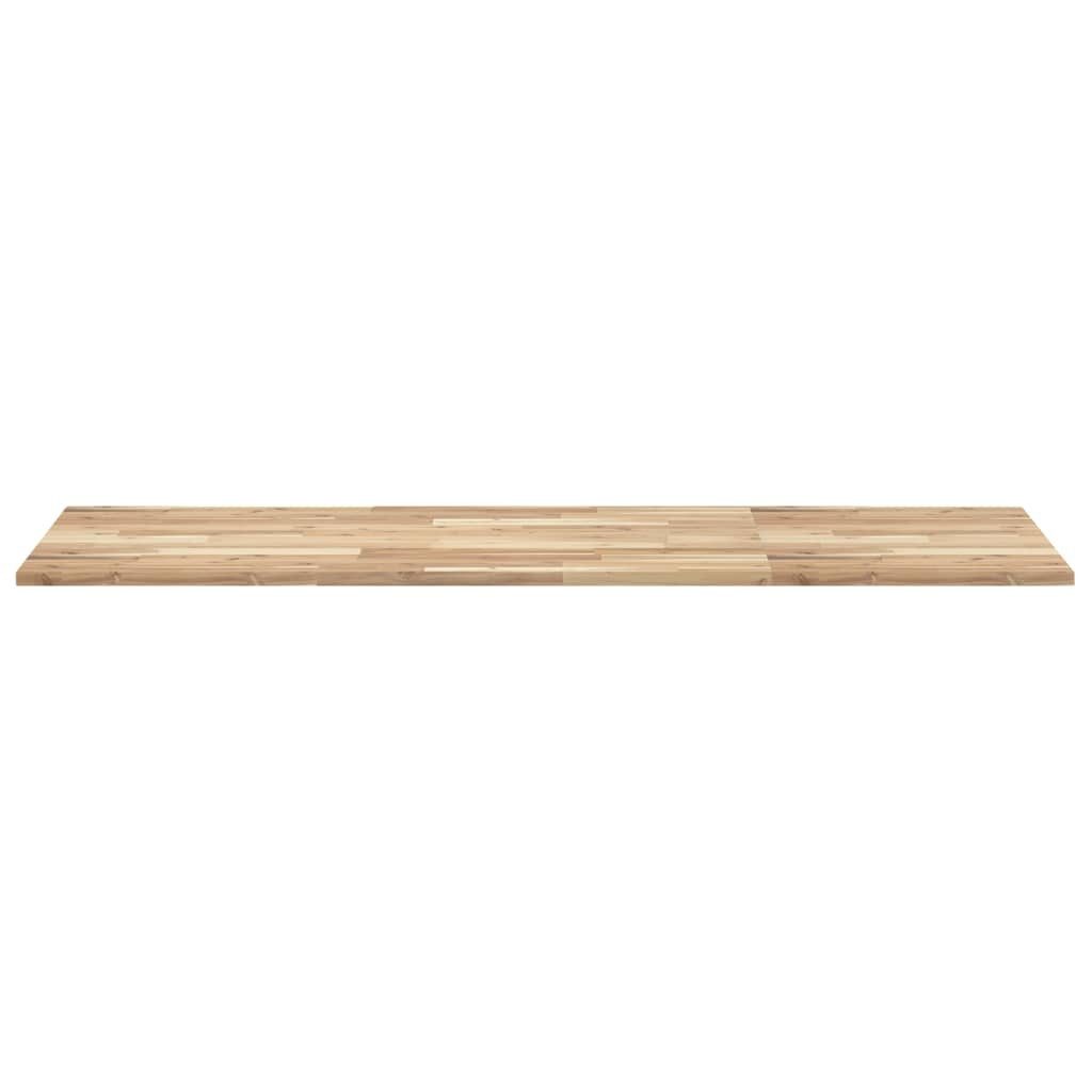 vidaXL Badezimmerspiegelschrank Waschtischplatte Unbehandelt 140x60x2 cm Massivholz (1-St)