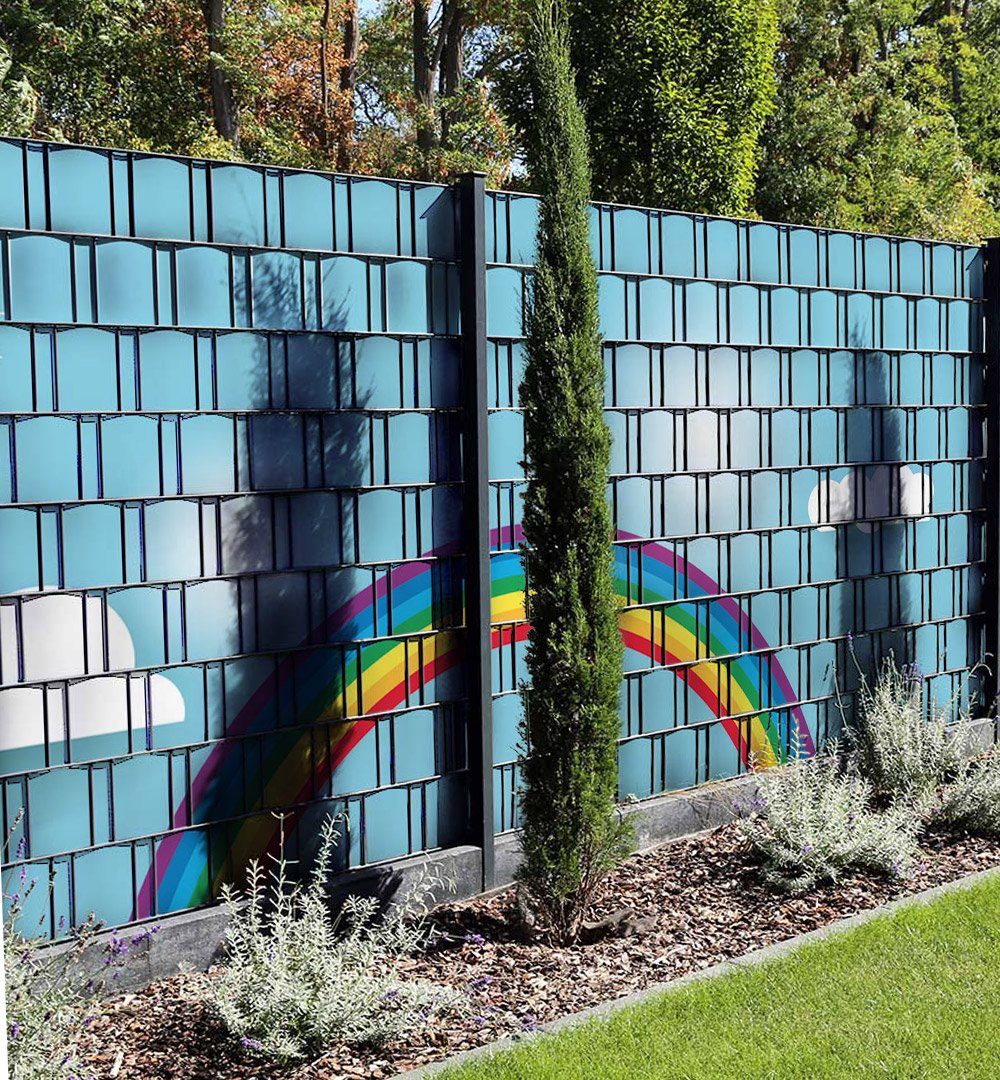 MyMaxxi Sichtschutzstreifen Sichtschutzstreifen Regenbogen Vogel Sichtschut günstig online kaufen